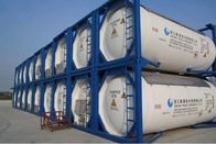 Penyimpanan Nitrogen Cair ISO Tank Container Tekanan Luar 0,41 Bar -40 ℃ -130 ℃