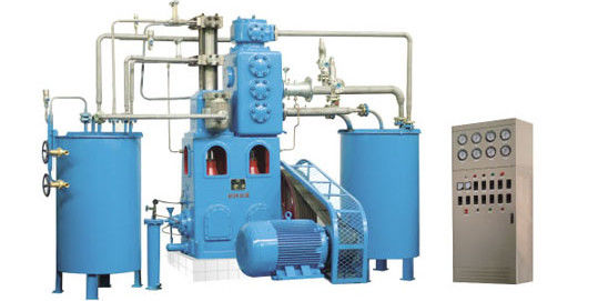 Steel Blue Color 0.01MPa 2 Row 5 Stage Lubricated Nitrogen / Oxygen Compressor Machine