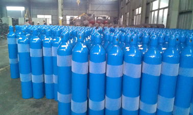 Warna Biru Disesuaikan Baja Seamless Compressed Gas Cylinder 8L - 22.3L ISO9809-3