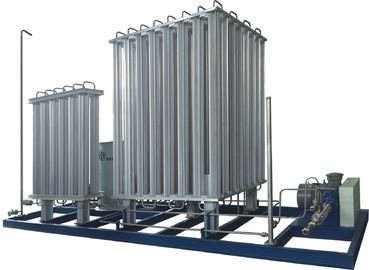 Mobile L-CNG Gas Filling Skid Mounted Equipment 500-5000Nm3 / h